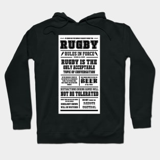 Rugby Rules Hoodie